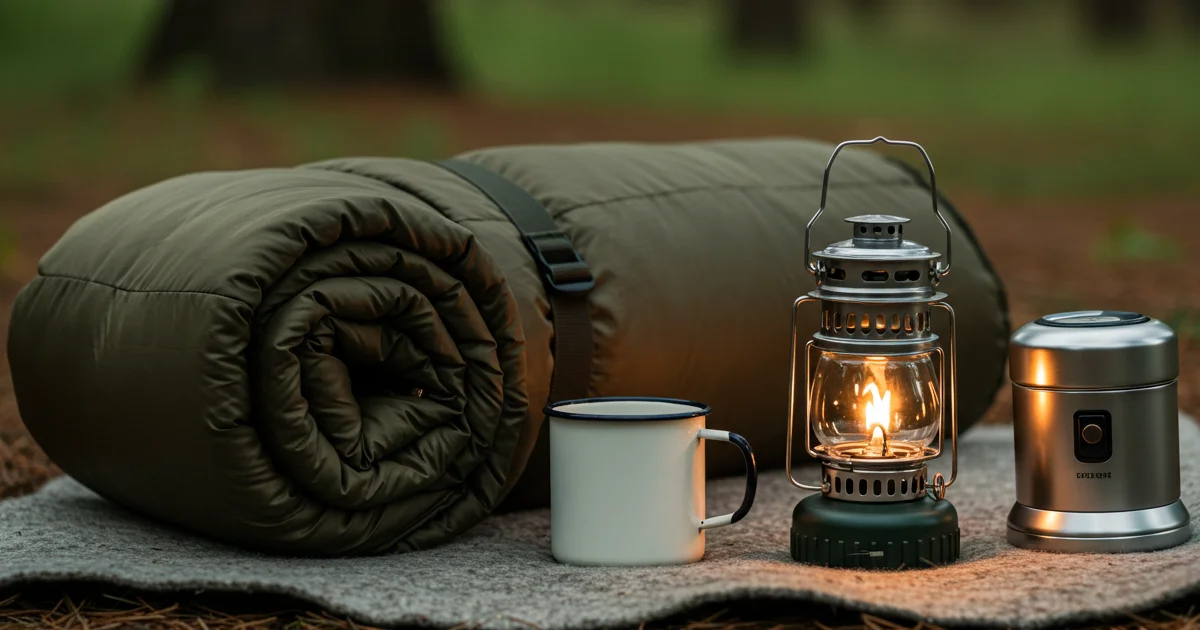 Family camping kit builder