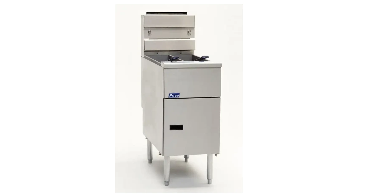 Pitco SG14T Twin Solstice Gas Fryer